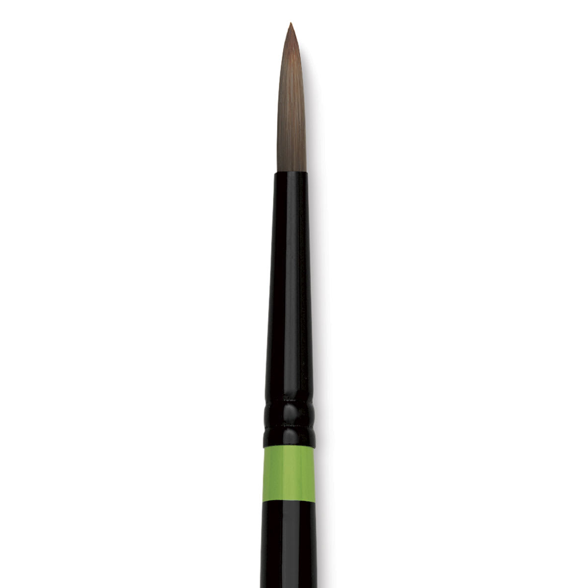 Utrecht Manglon Synthetic Brush-Round, Size 16, Long Handle close-up