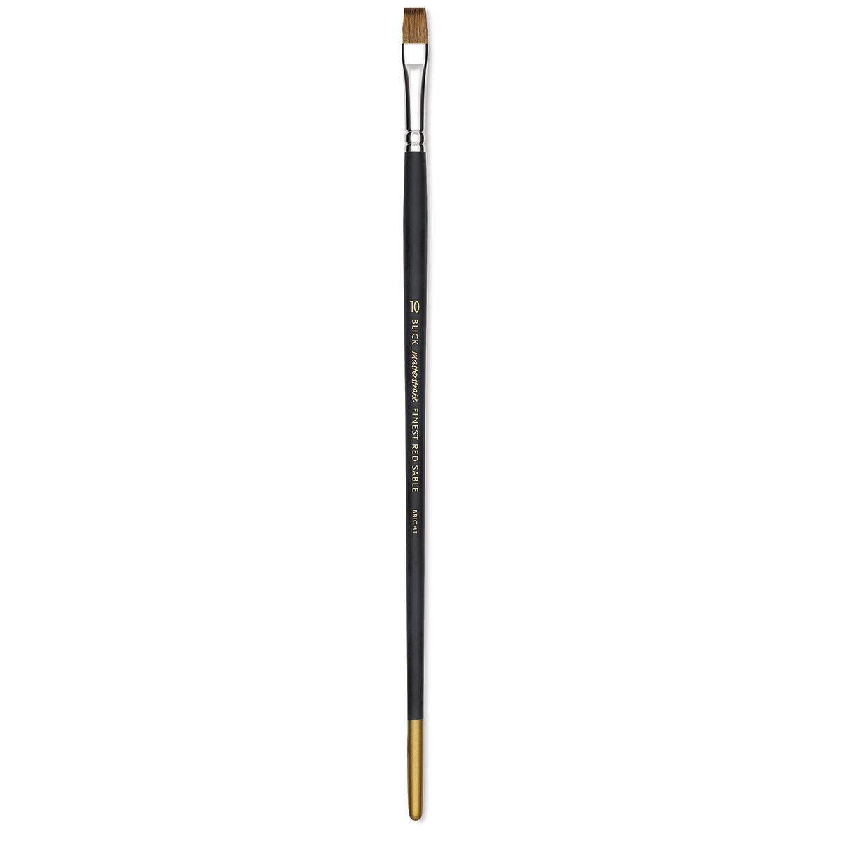 Blick Masterstroke Finest Red Sable Brush - Bright, Size 10, Long Handle