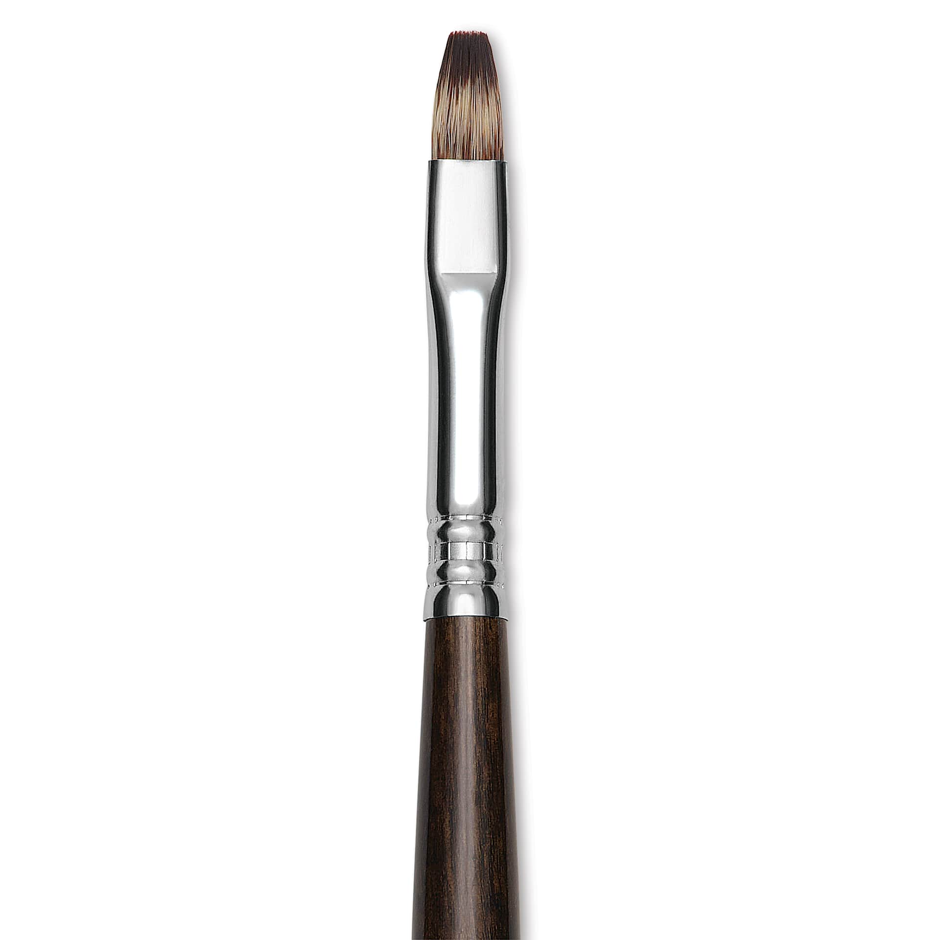 Escoda Vintage Synthetic Brush - Bright, Long  Handle, Size 8