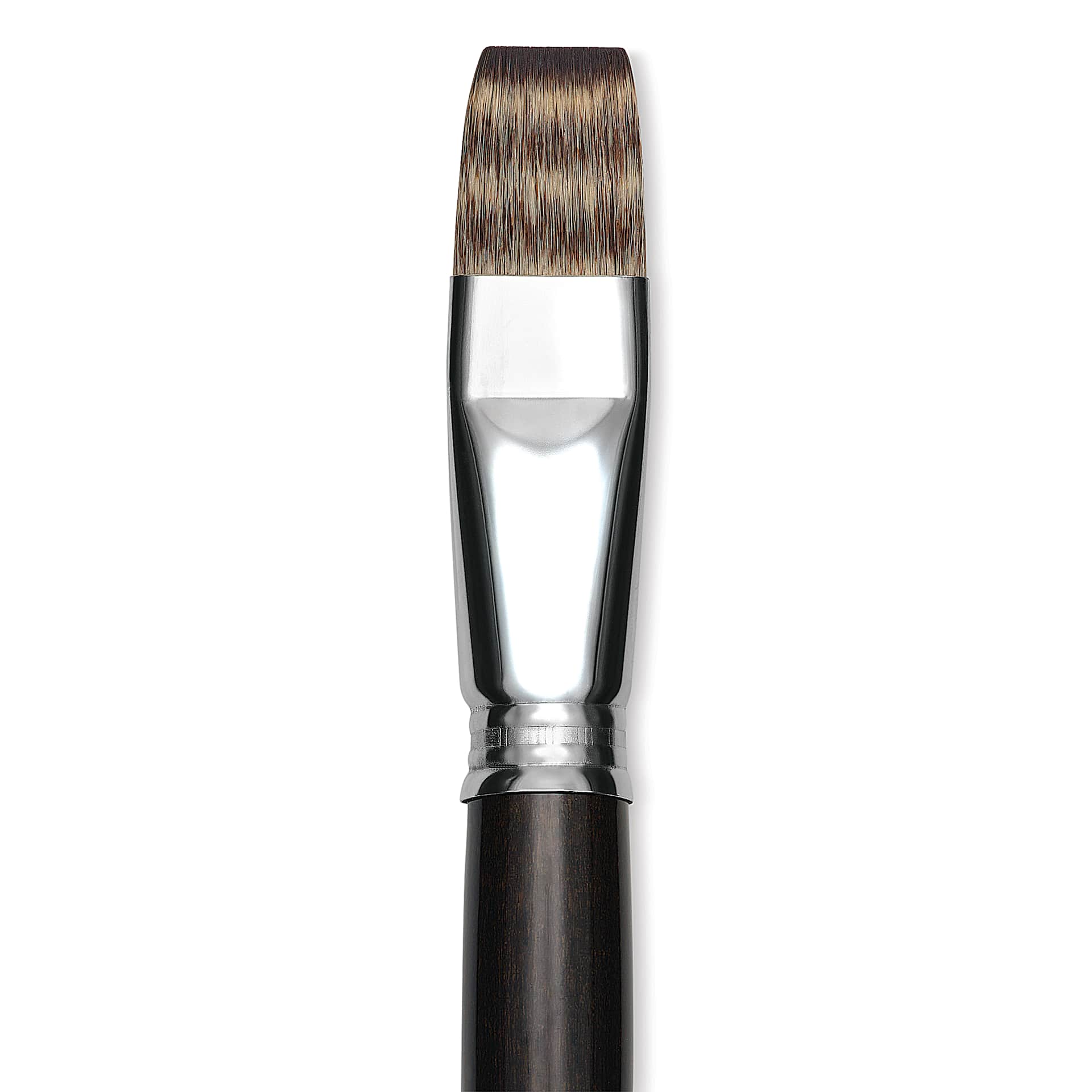 Escoda Vintage Synthetic Brush - Bright, Long  Handle, Size 20
