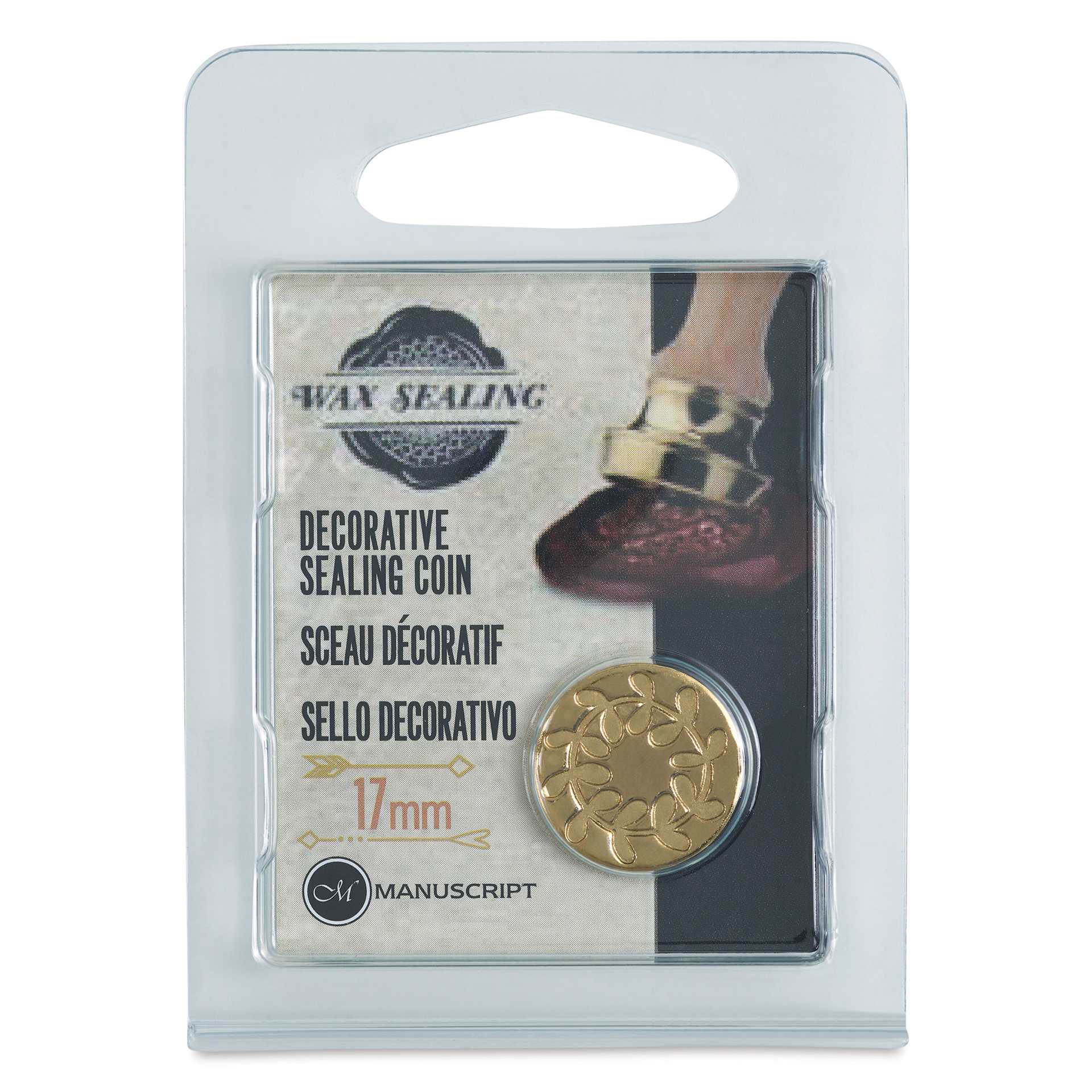 Manuscript Small Sealing Coin - Foliage, front of packaging