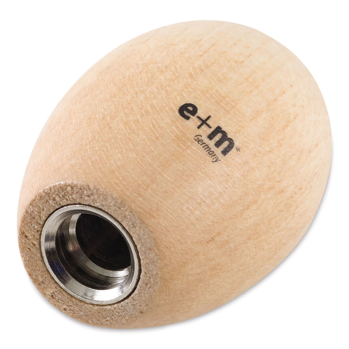 E and M Think Big Sharpener - Angled view of Maple Sharpener
