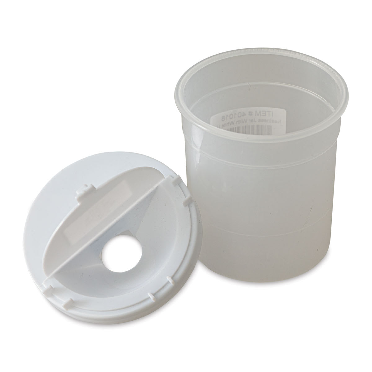 Richeson Neatness Jar - 8 oz, Extra Jar with White Lid removed