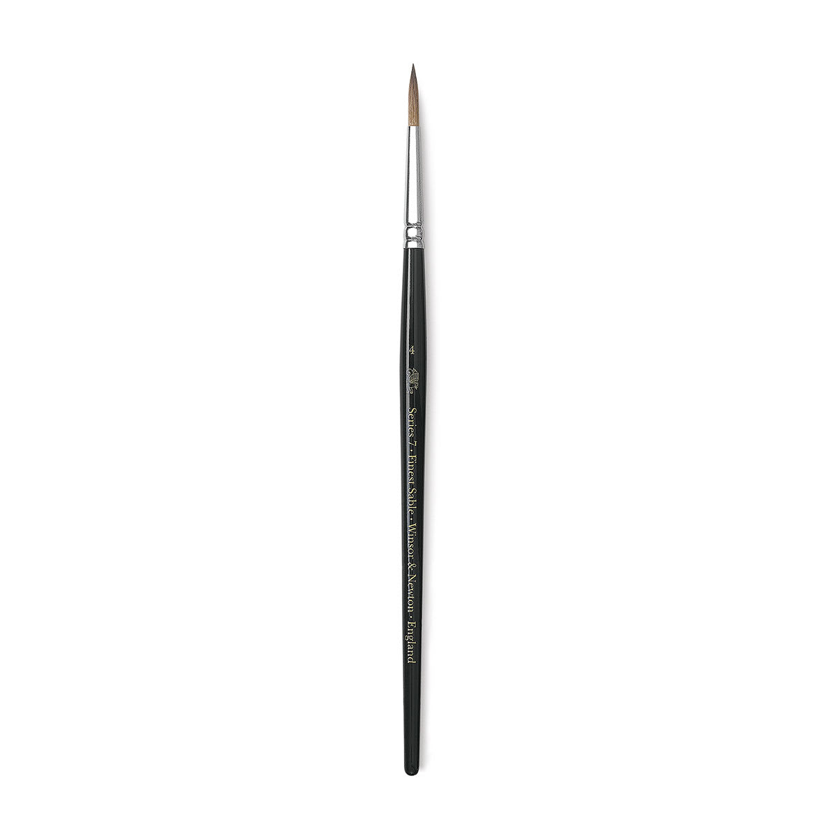 Winsor & Newton Series 7 Kolinsky Sable Brush - Pointed Round, Size 4