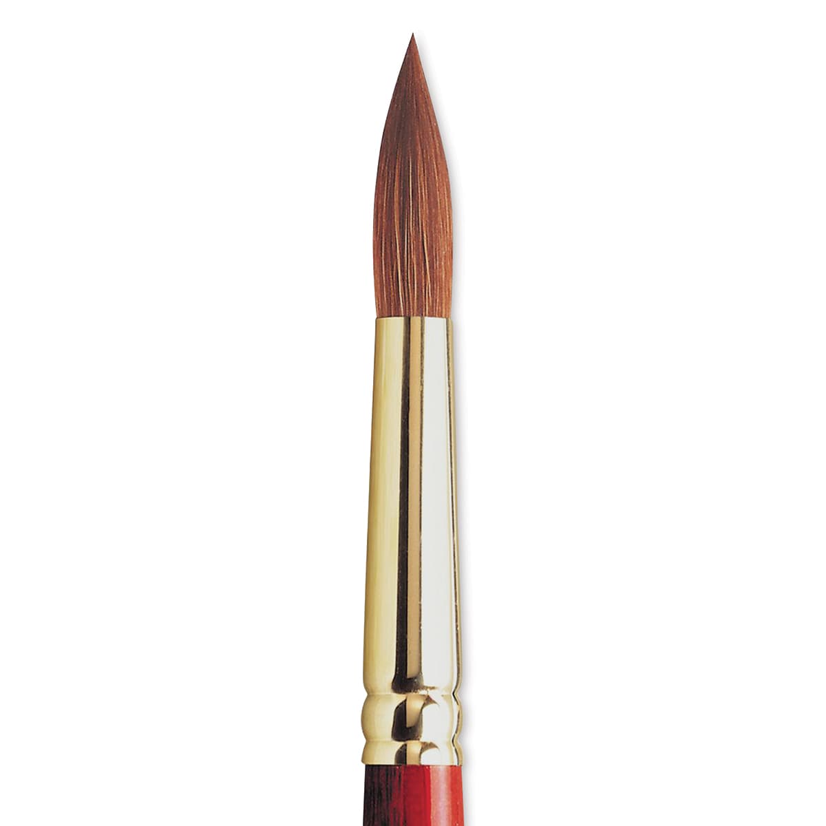 Winsor & Newton Sceptre Gold II Brush - Pointed Round, Short Handle, Size 12