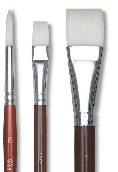 White Sable Brush Set of 3