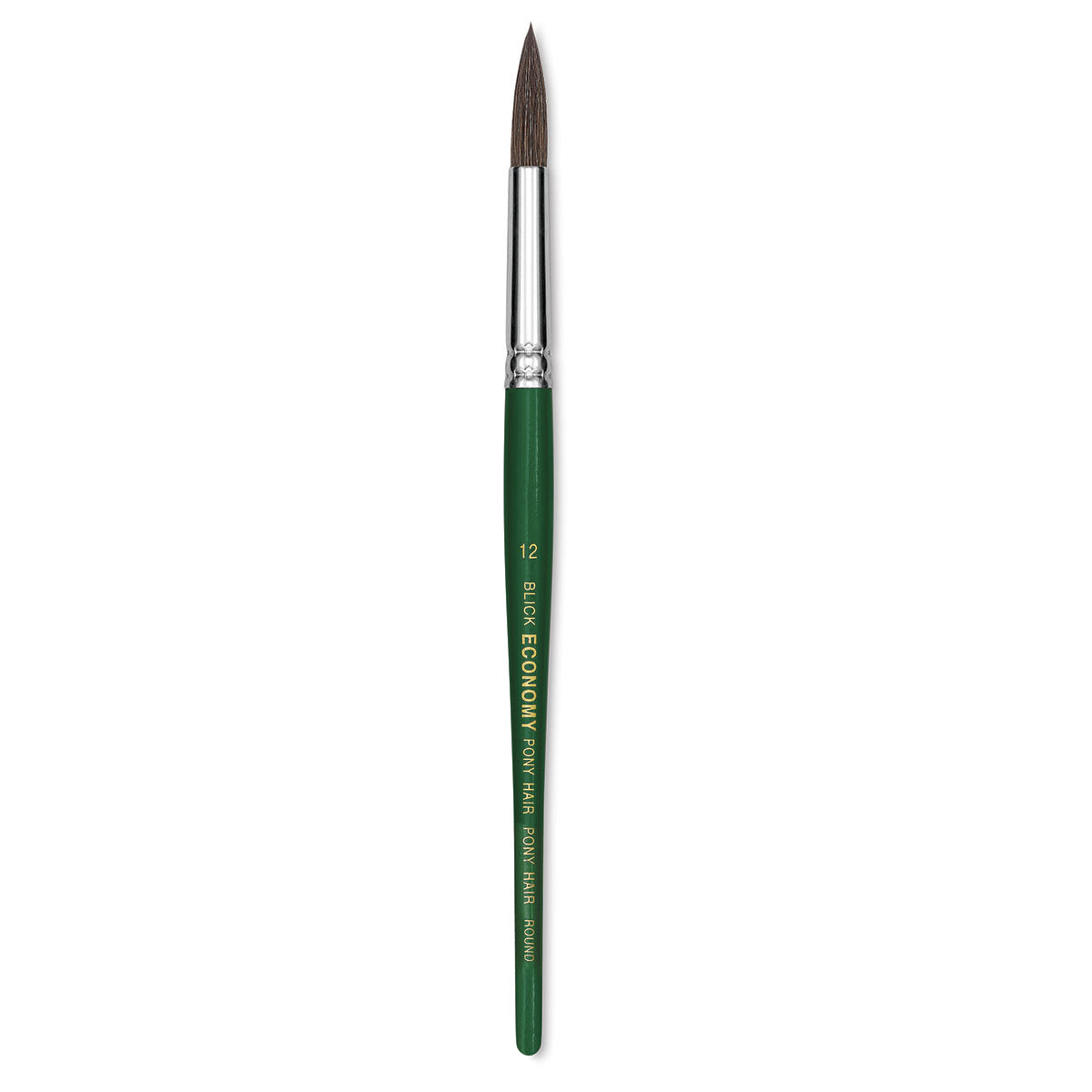 Blick Economy Pony Hair Brush - Round, Short Handle, Size 12
