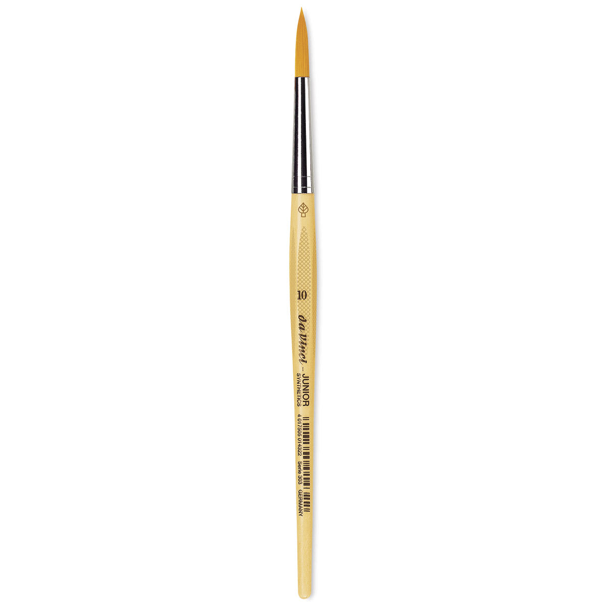 Da Vinci Junior Synthetic Brush - Round, Short Handle, Size 10