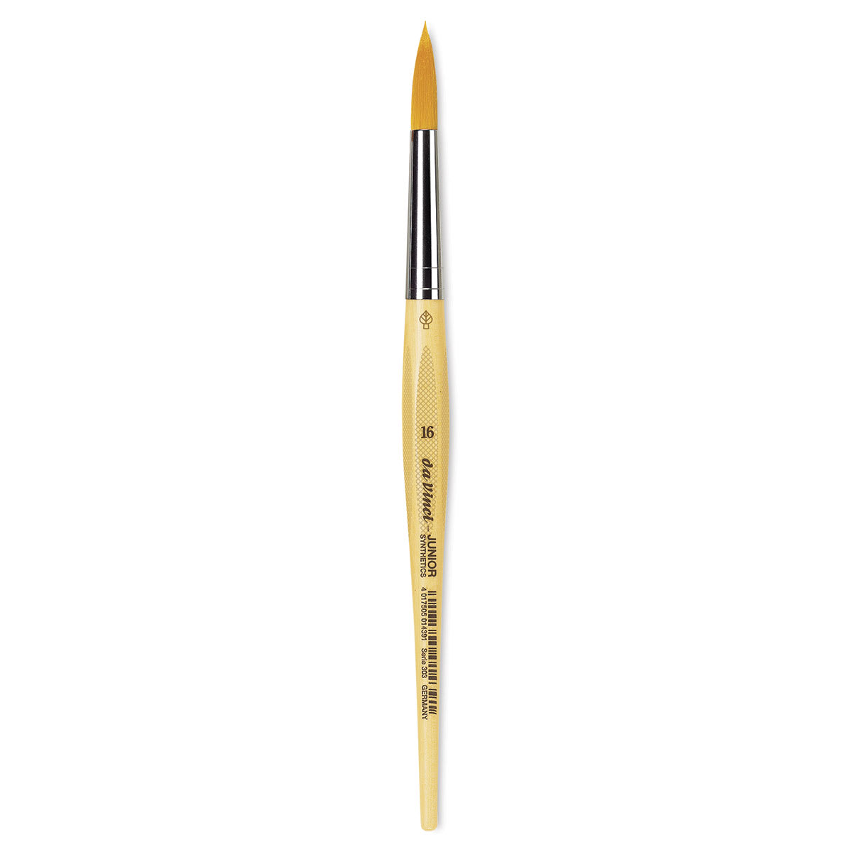Da Vinci Junior Synthetic Brush - Round, Short Handle, Size 16