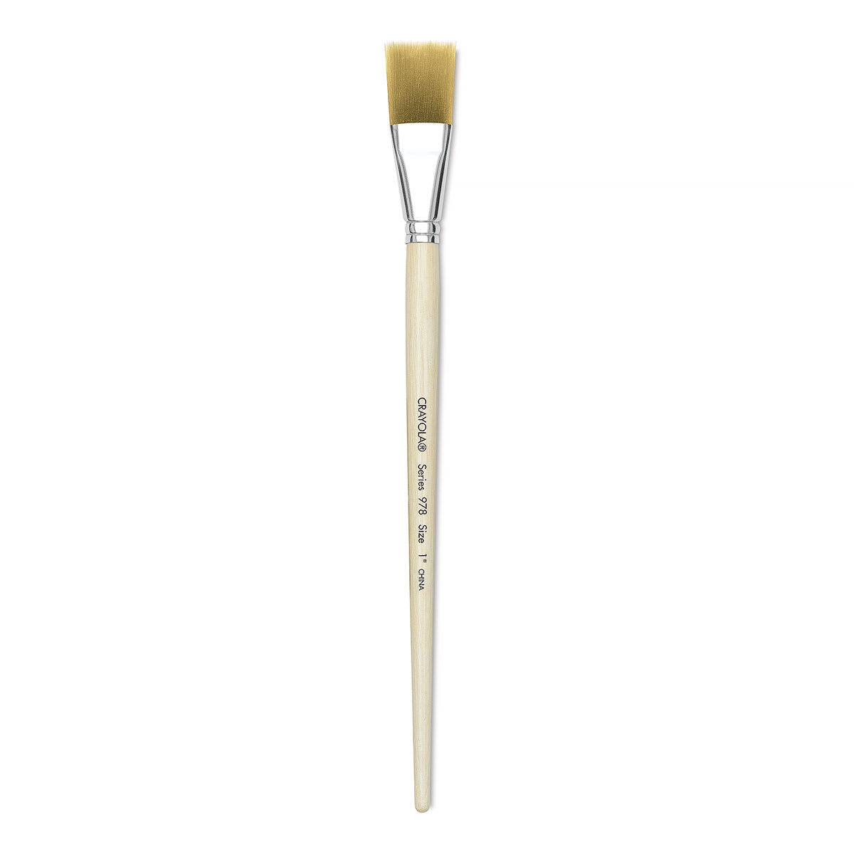 Crayola Nylon Easel Brush - Long Handle, Size 1