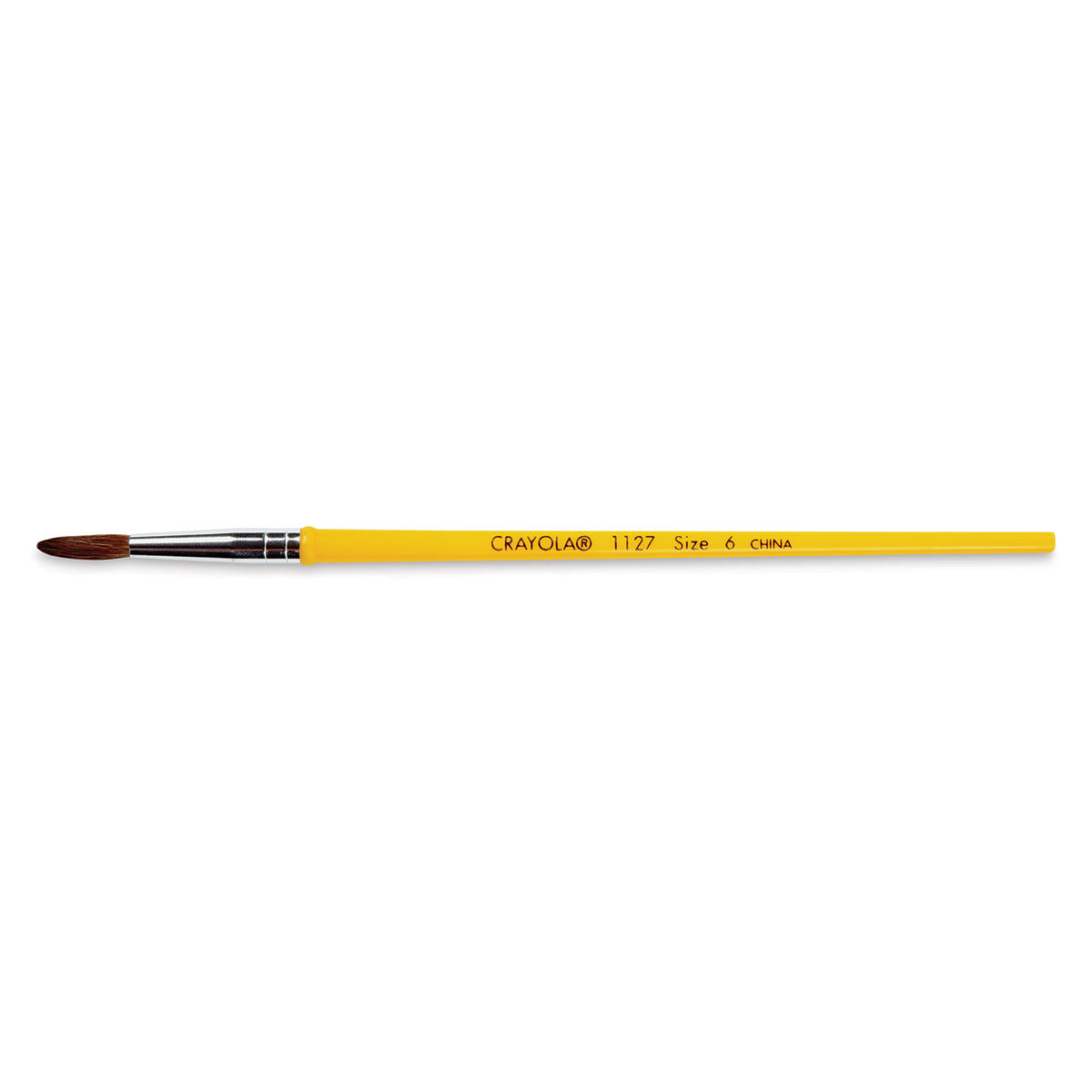 Crayola Camel Hair Watercolor Brush - Round, Size 6