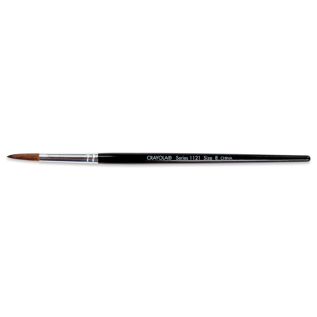 Crayola Wood Handle Watercolor Brush - Wood Handle, Size 8