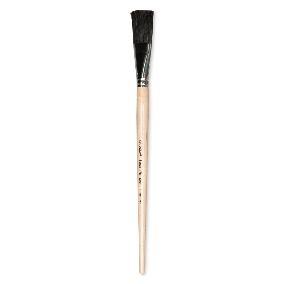 Crayola Black Bristle Easel Brush - Size 1"