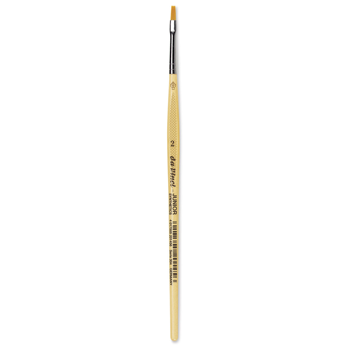 Da Vinci Junior Synthetic Brush - Bright, Short Handle, Size 2