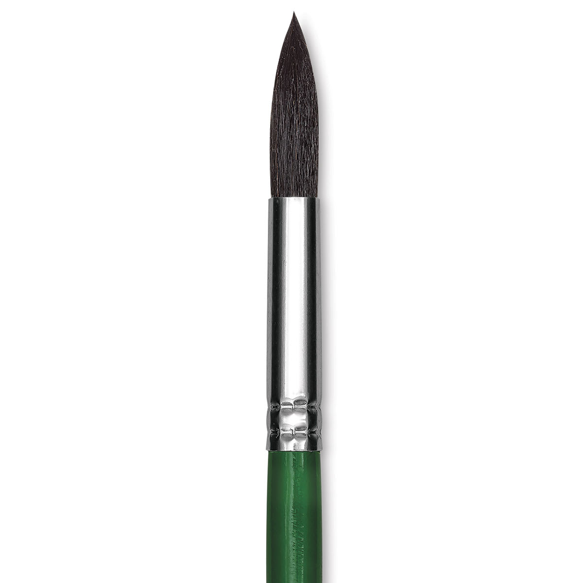 Blick Economy Camel Hair Brush - Round, Short Handle, Size 14 close up