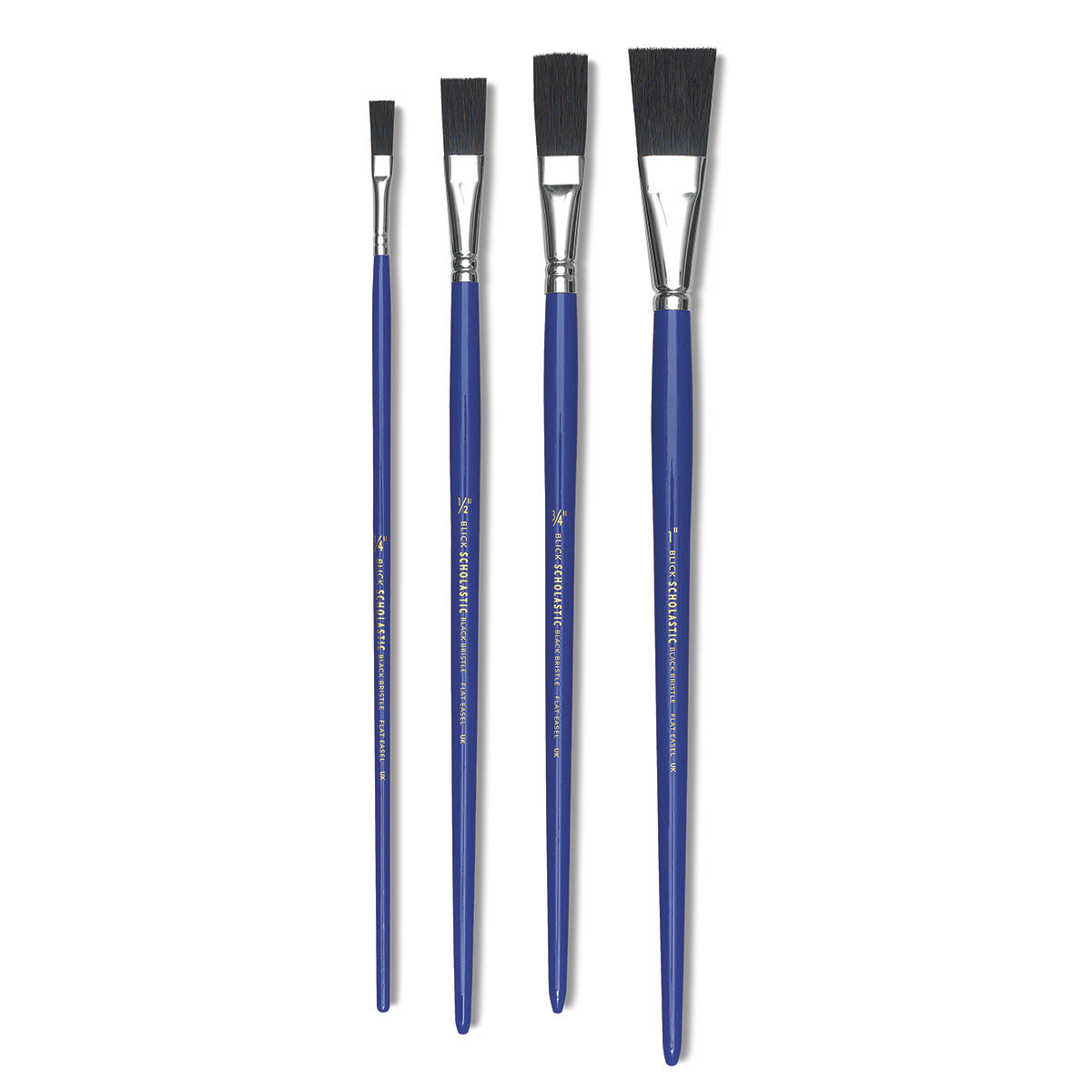 Blick Scholastic Black Bristle Brushes and Sets