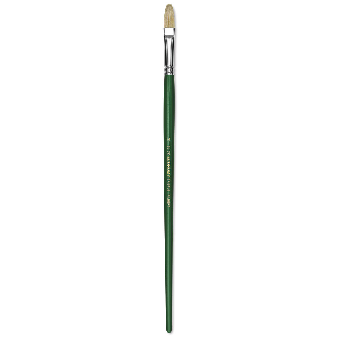 Blick Economy White Bristle Brush - Filbert, Size 14