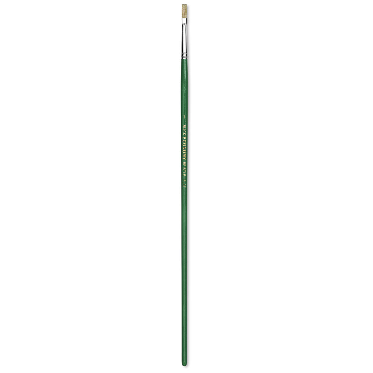 Blick Economy White Bristle Brush - Flat, Size 1