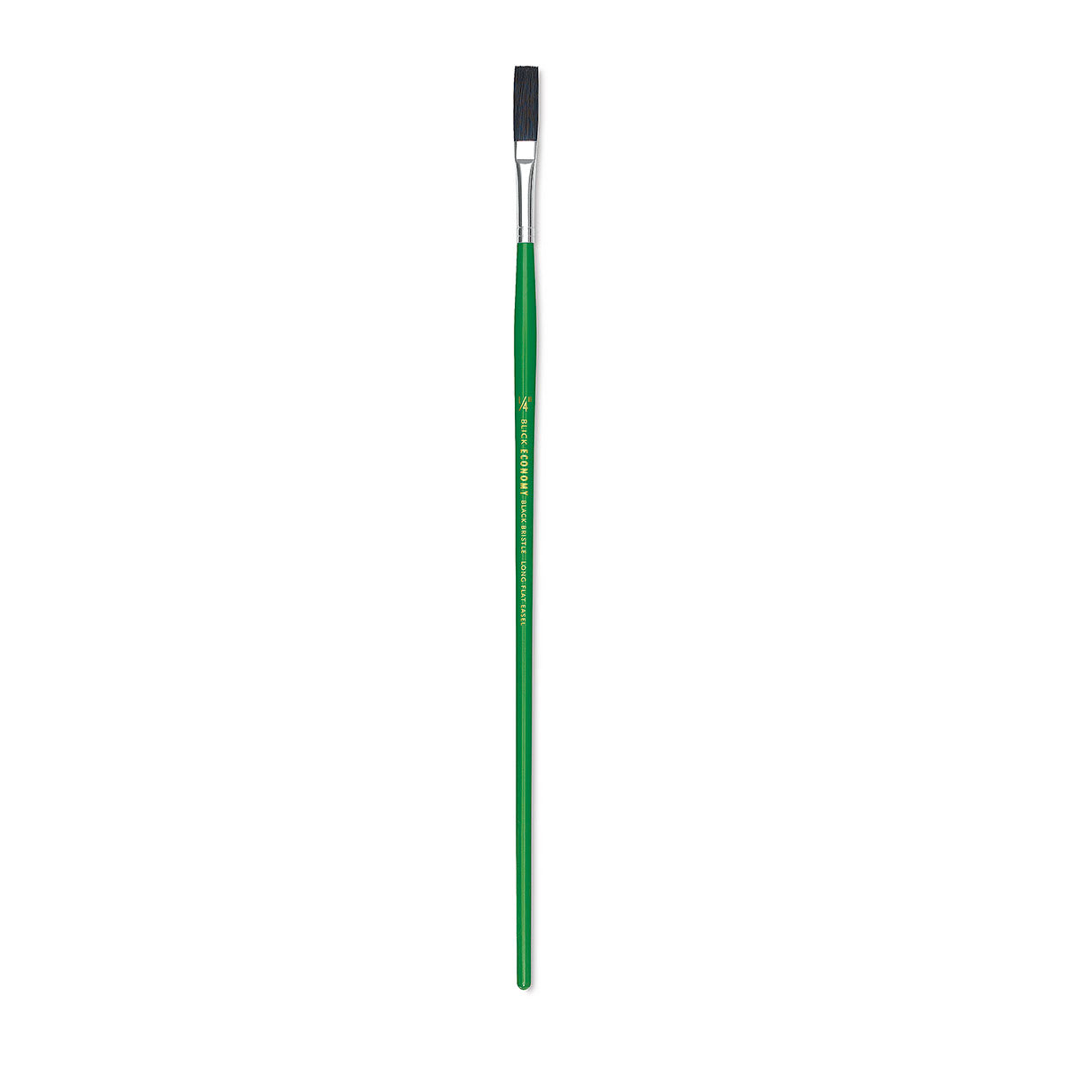 Blick Economy Black Bristle Brush - Extended Brush, Long Handle, 1/4"