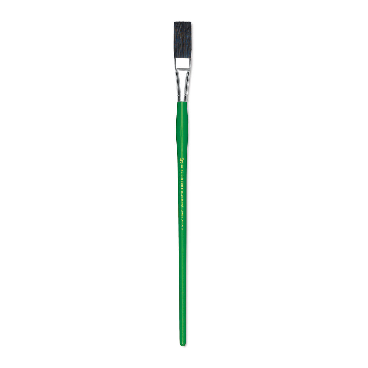 Blick Economy Black Bristle Brush - Extended Brush, Long Handle, 3/4"
