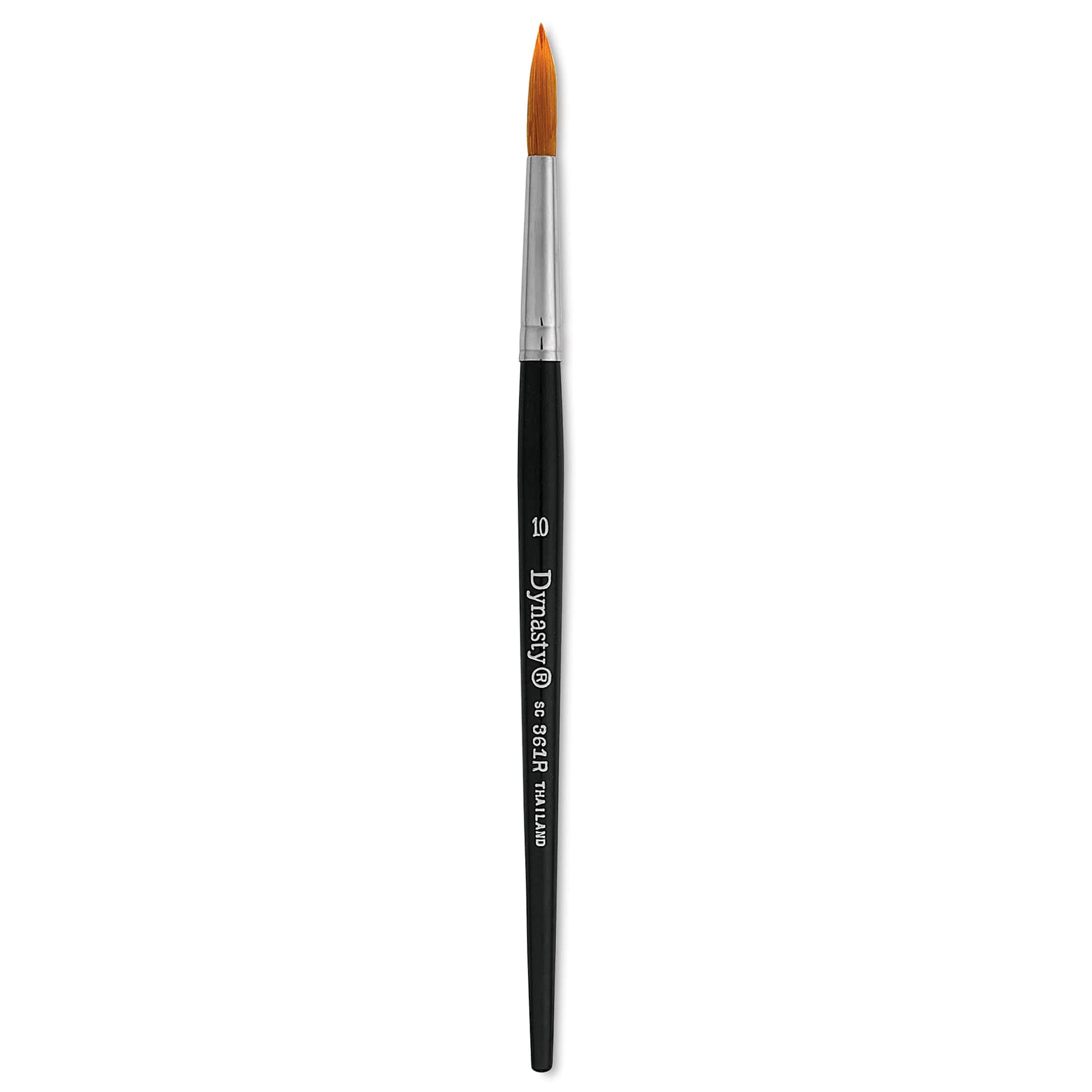 Dynasty Finest Golden Synthetic Brush - Round, Refill Brush, Size 10