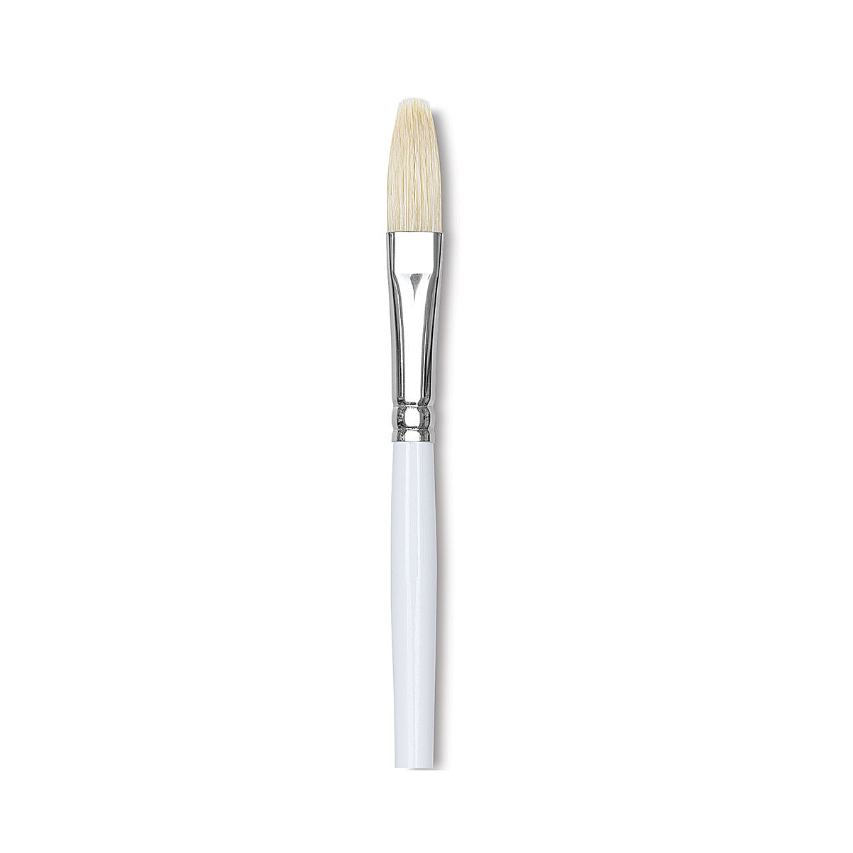 Bob Ross Hog Bristle Brush - Filbert, Size 6 close-up of brush