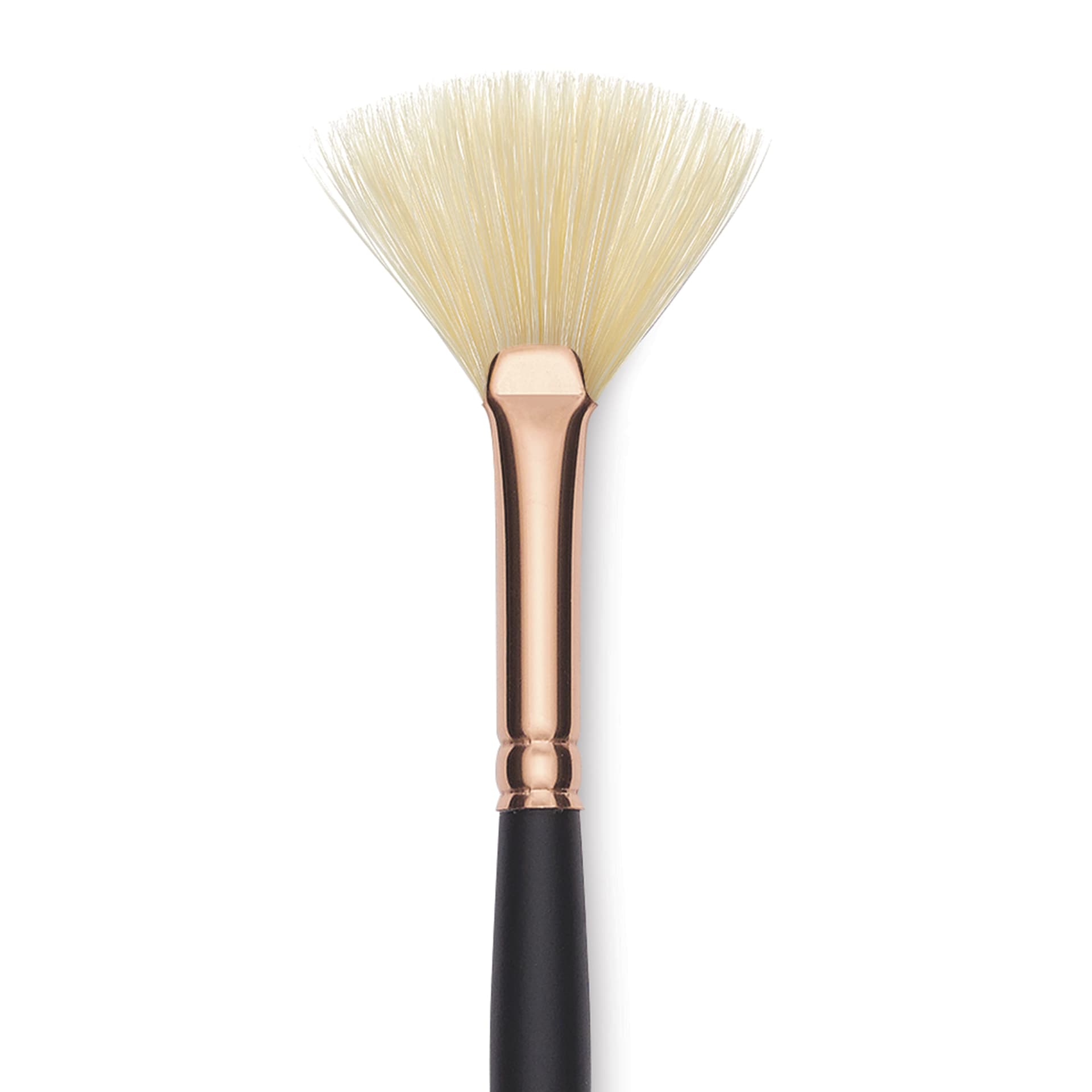 Blick Masterstroke White Bristle Brush - Fan, Long Handle, Size 2