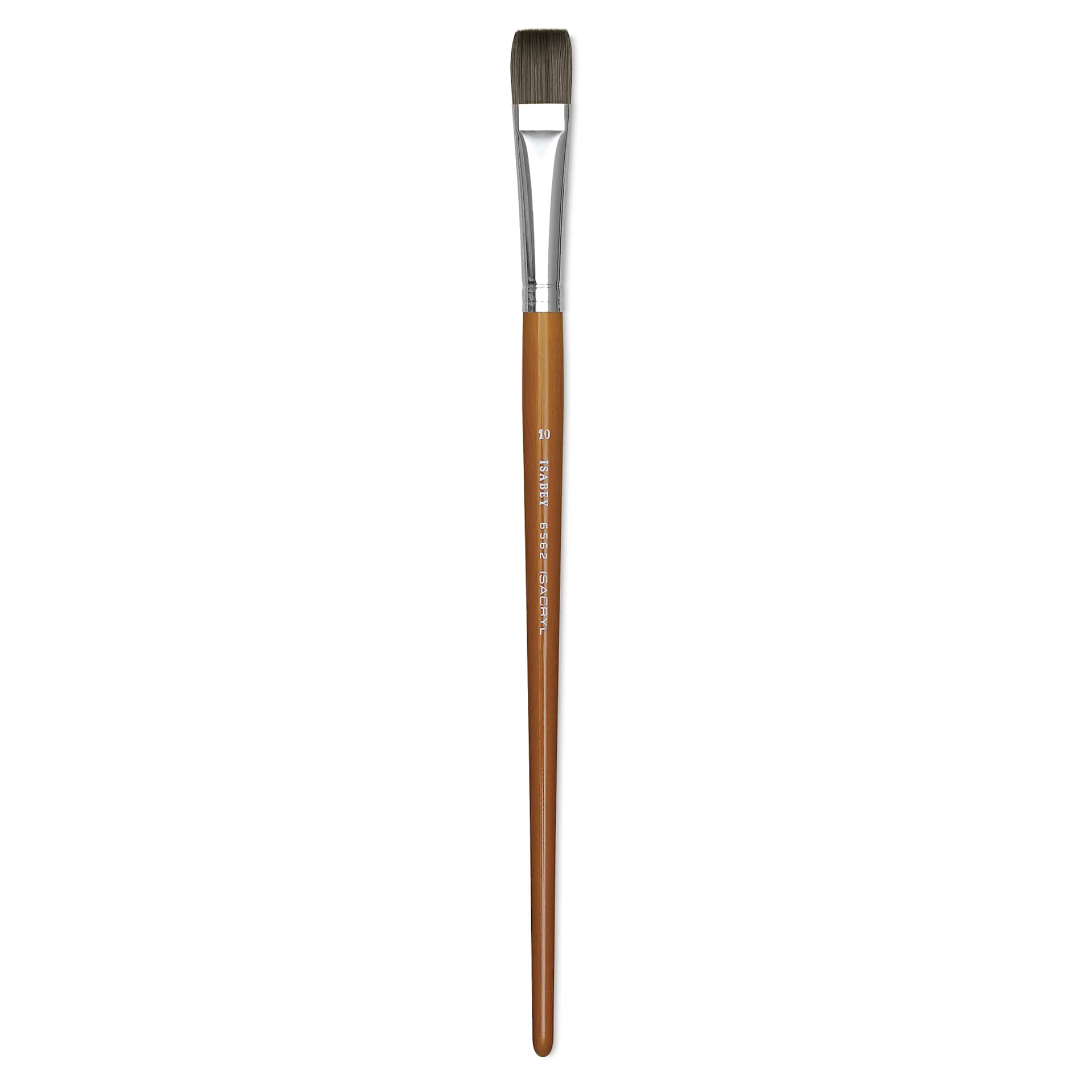 Isabey Isacryl Brush - Bright, Long Handle, Size 10