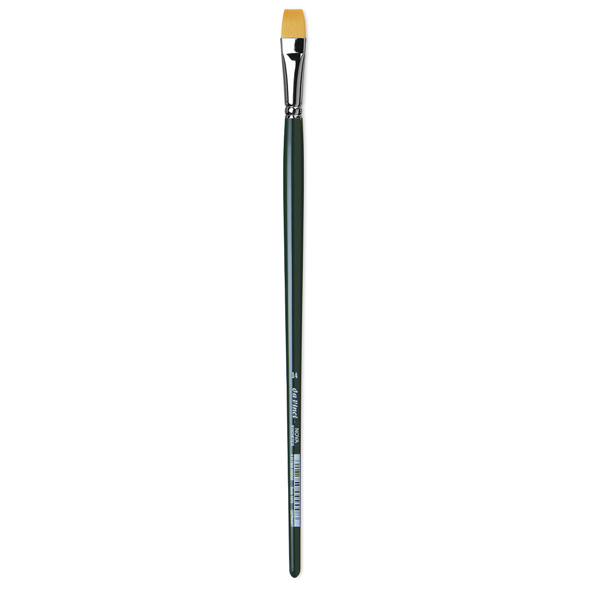 Da Vinci Nova Brush - Bright, Long Handle, Size 14