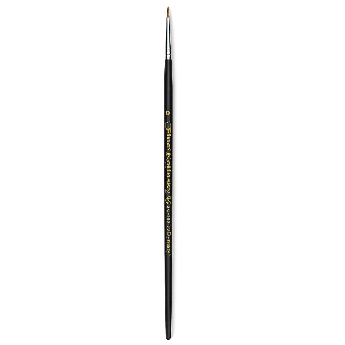 Dynasty Fine Kolinsky Watercolor Round - Size 0, Short Handle