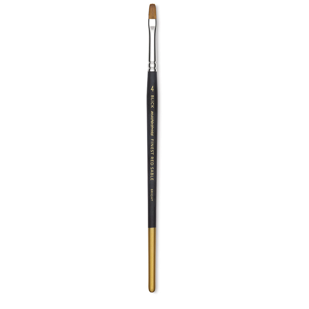 Blick Masterstroke Finest Red Sable Brush - Bright, Size 4, Short Handle