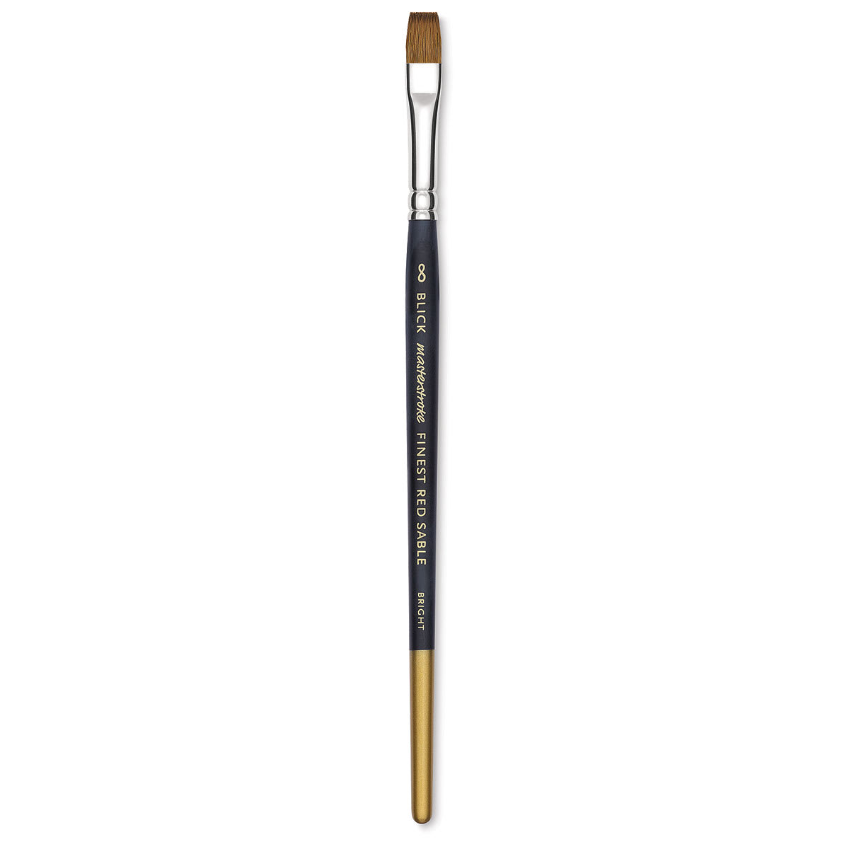 Blick Masterstroke Finest Red Sable Brush - Bright, Size 8, Short Handle