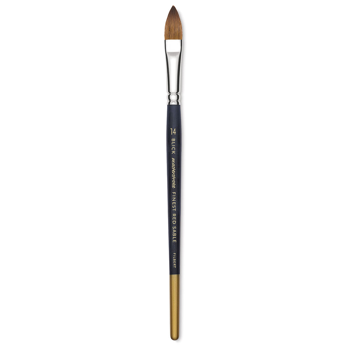 Blick Masterstroke Finest Red Sable Brush - Filbert, Size 14, Short Handle