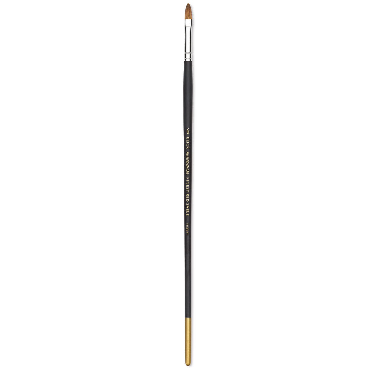 Blick Masterstroke Finest Red Sable Brush - Filbert, Size 6, Long Handle