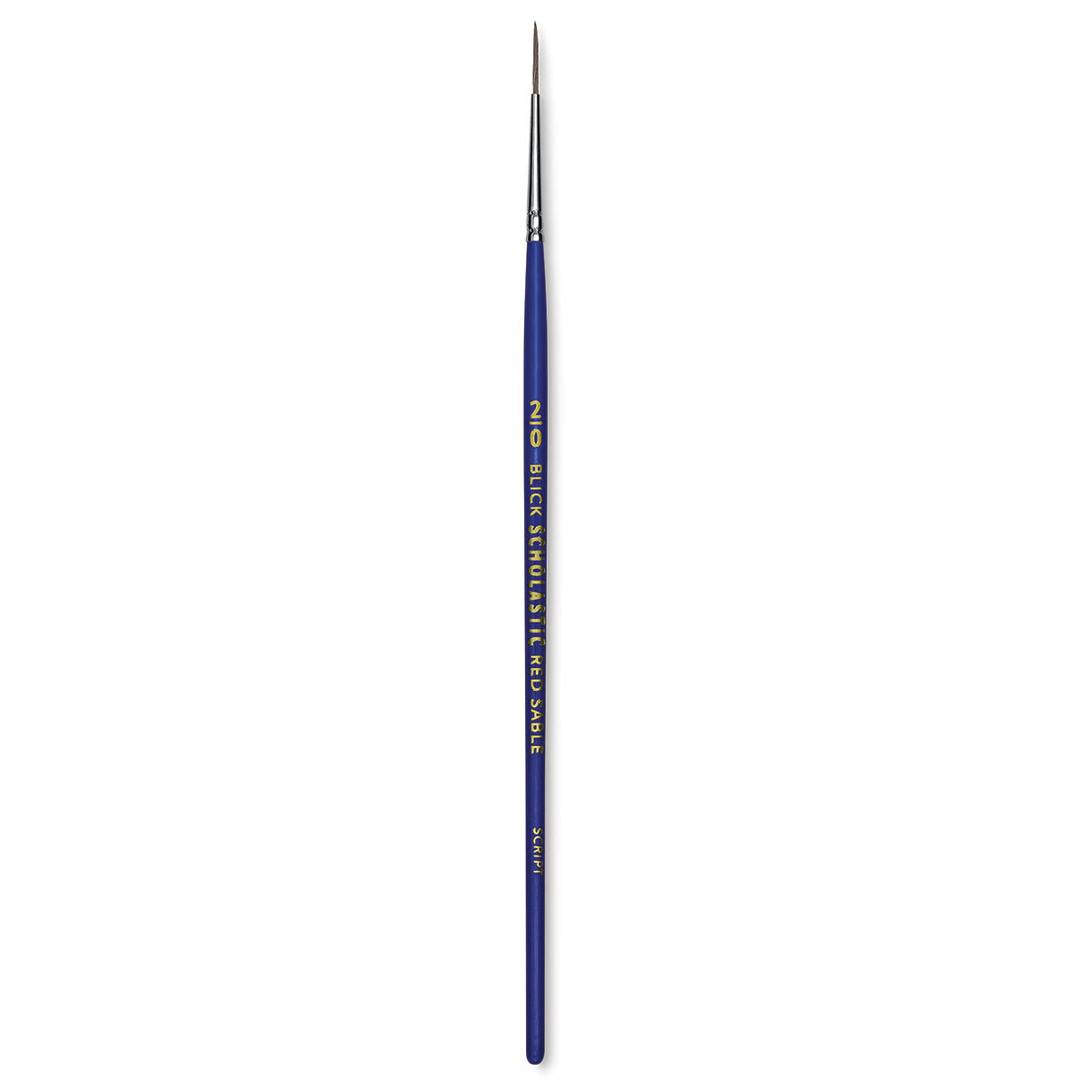 Blick Scholastic Red Sable Brush - Script, 2/0