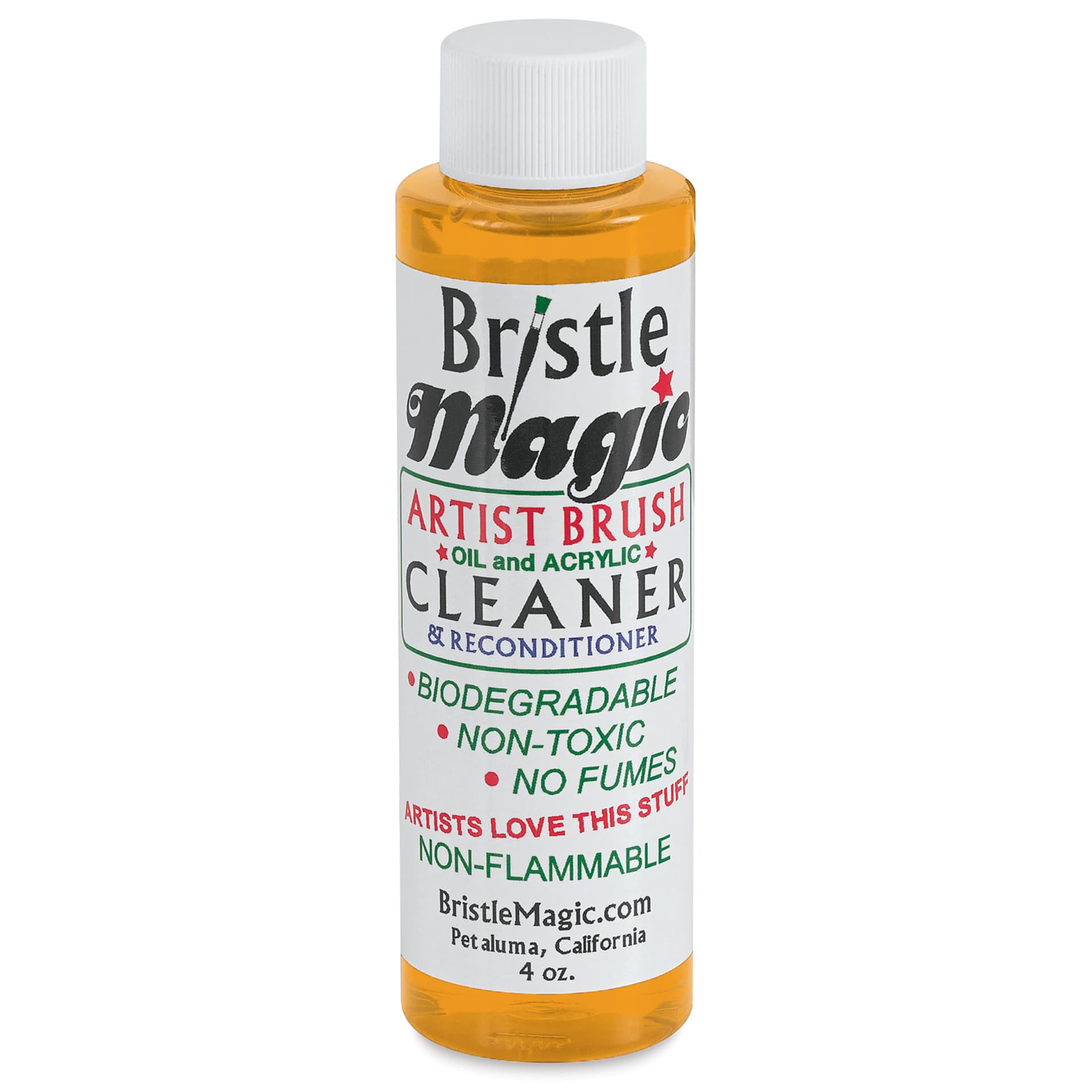 Bristle Magic Brush Cleaner, 4 oz bottle