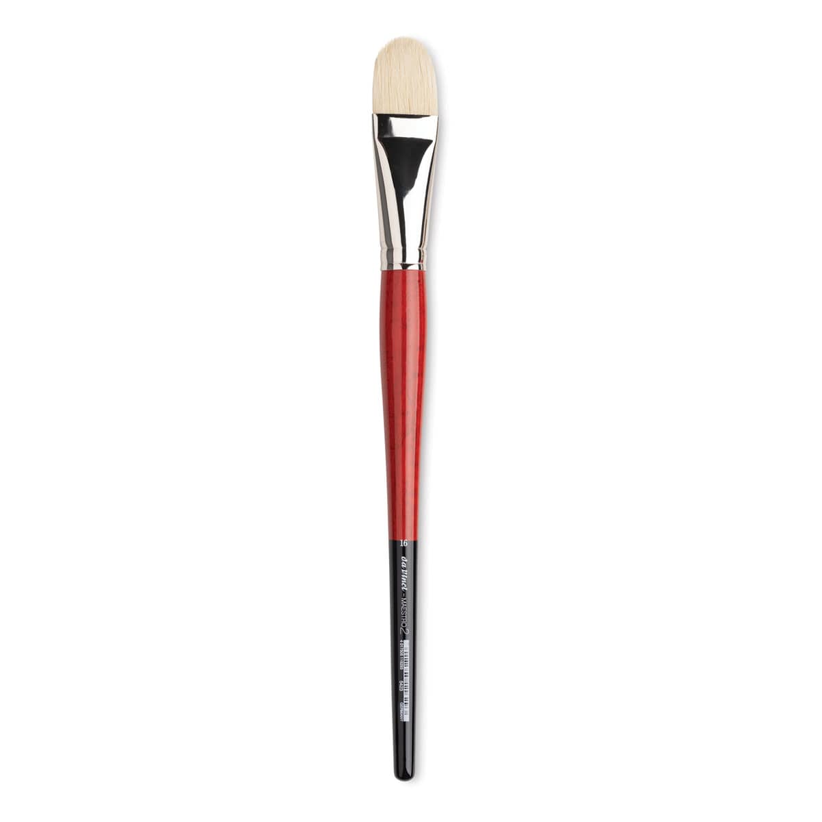 Da Vinci Maestro 2 Hog Bristle Brush - Short Filbert, Long Handle, Size 16
