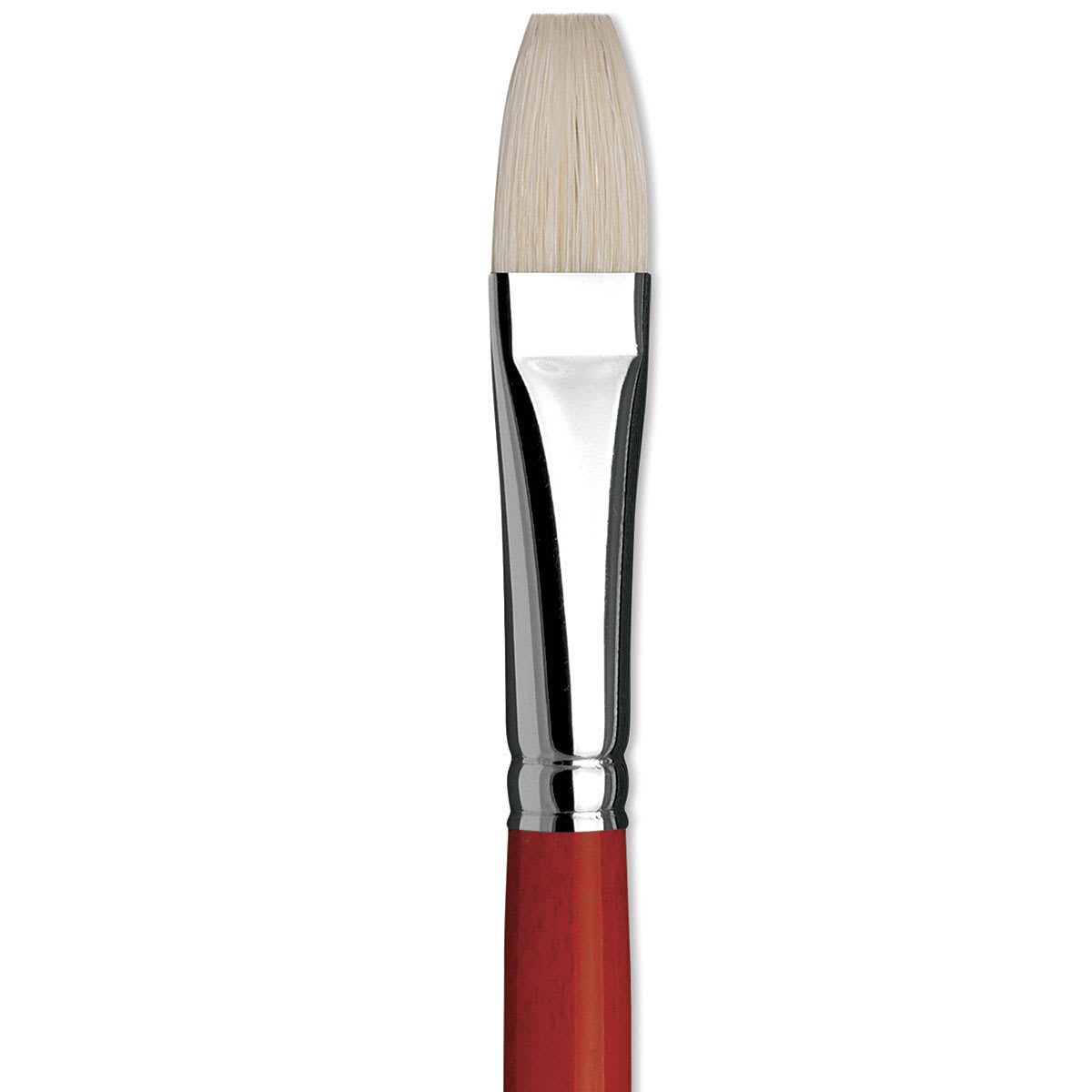 Da Vinci Maestro 2 Hog Bristle Brush - Flat, Long Handle, Size 10 close up