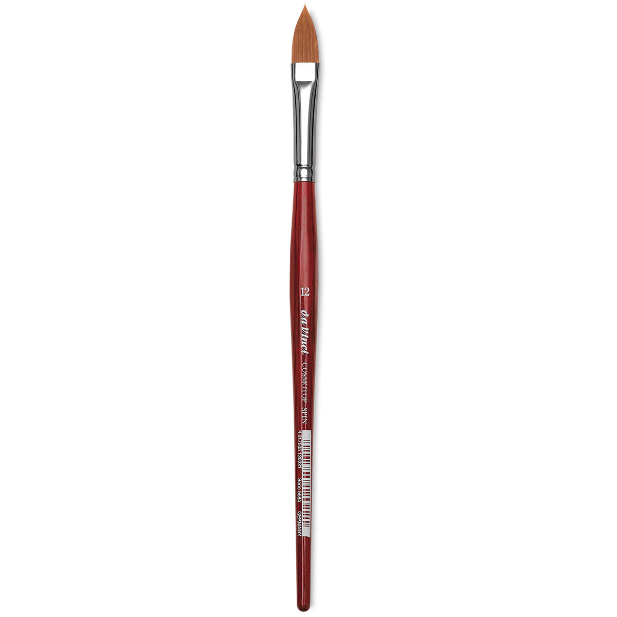 Da Vinci Cosmotop Spin Brush - Oval Wash, Short Handle, Size 12