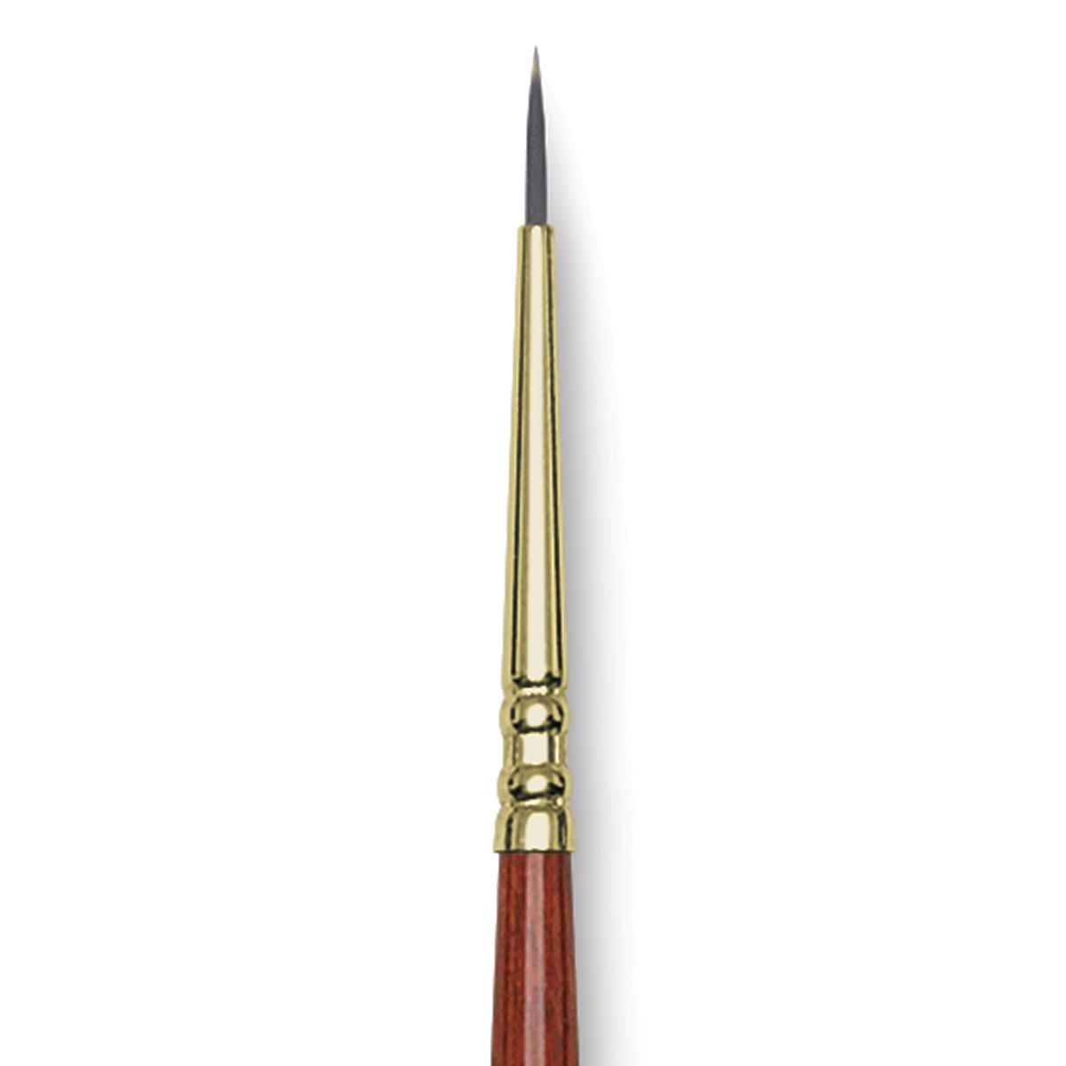 Blick Master Short Handle Synthetic Brush - Round, Size 0, close-up