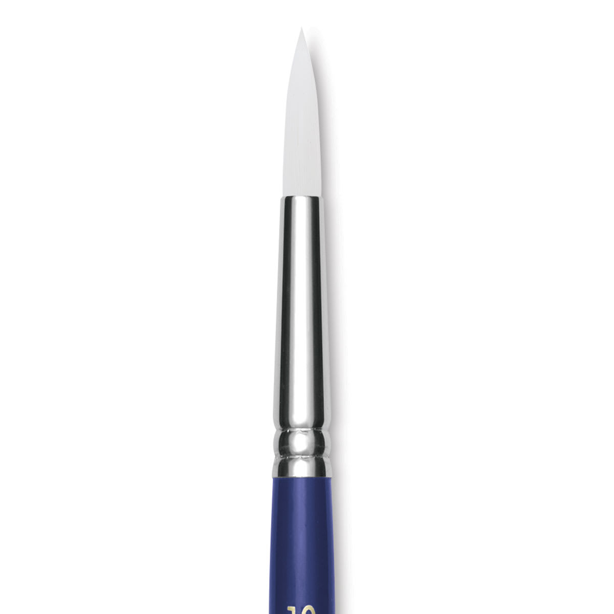 Blick Scholastic Short Handle Wonder White Brush - Round, Size 10 close up