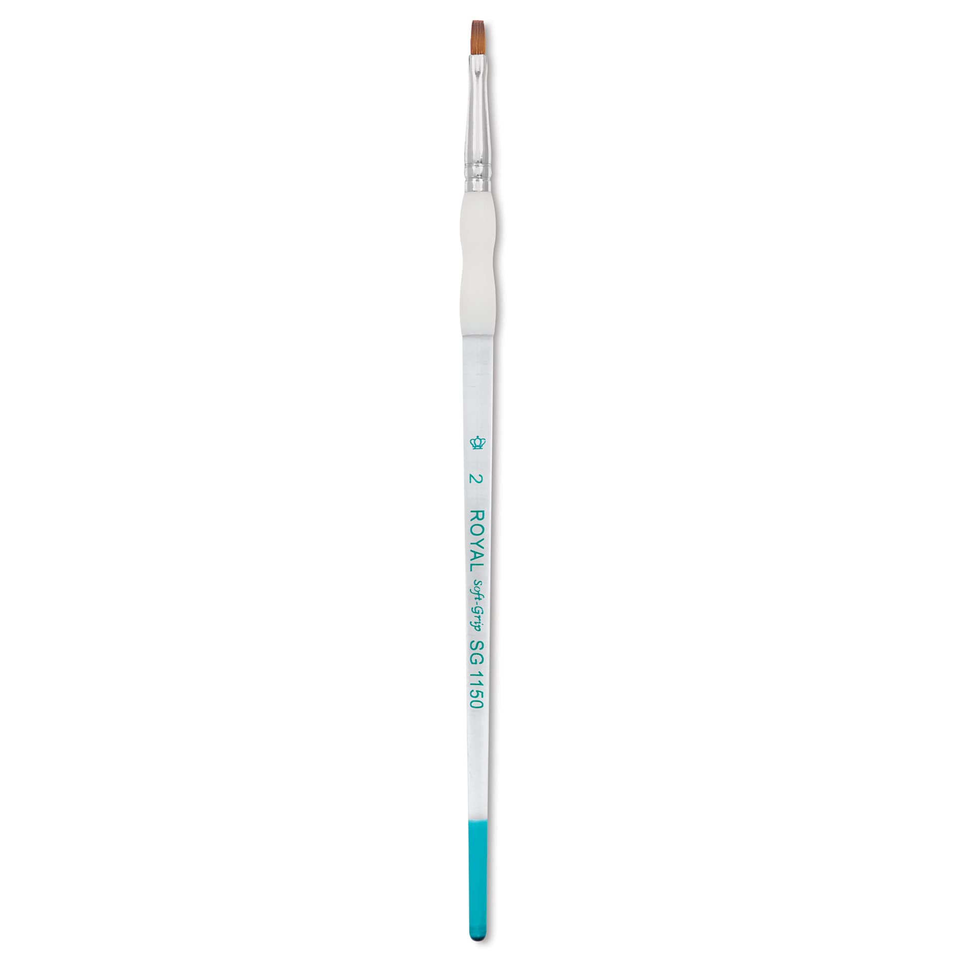 Royal & Langnickel Soft Grip Synthetic Sable Brushes - Shader, Short Handle, Size 2