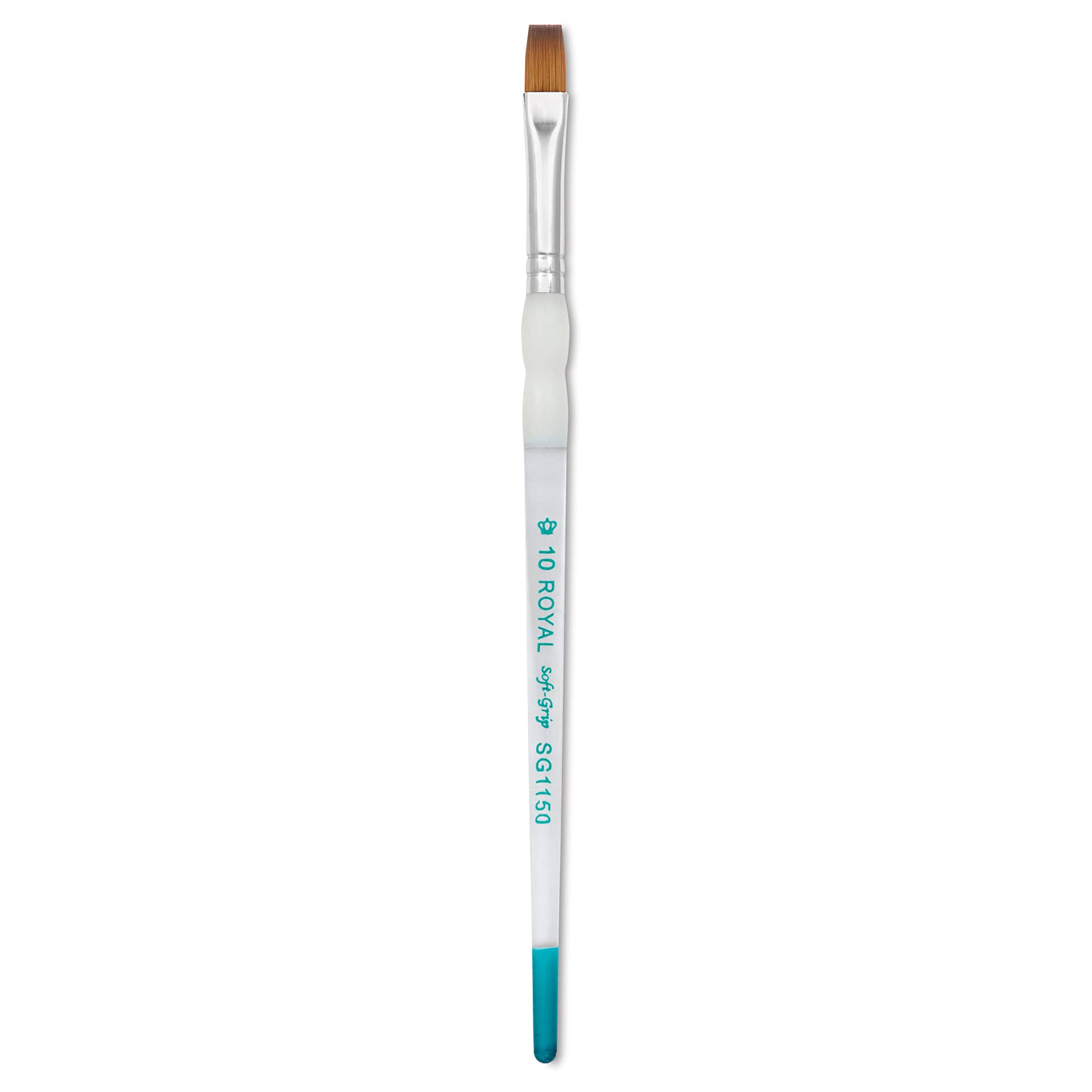 Royal & Langnickel Soft Grip Synthetic Sable Brushes - Shader, Short Handle, Size 10