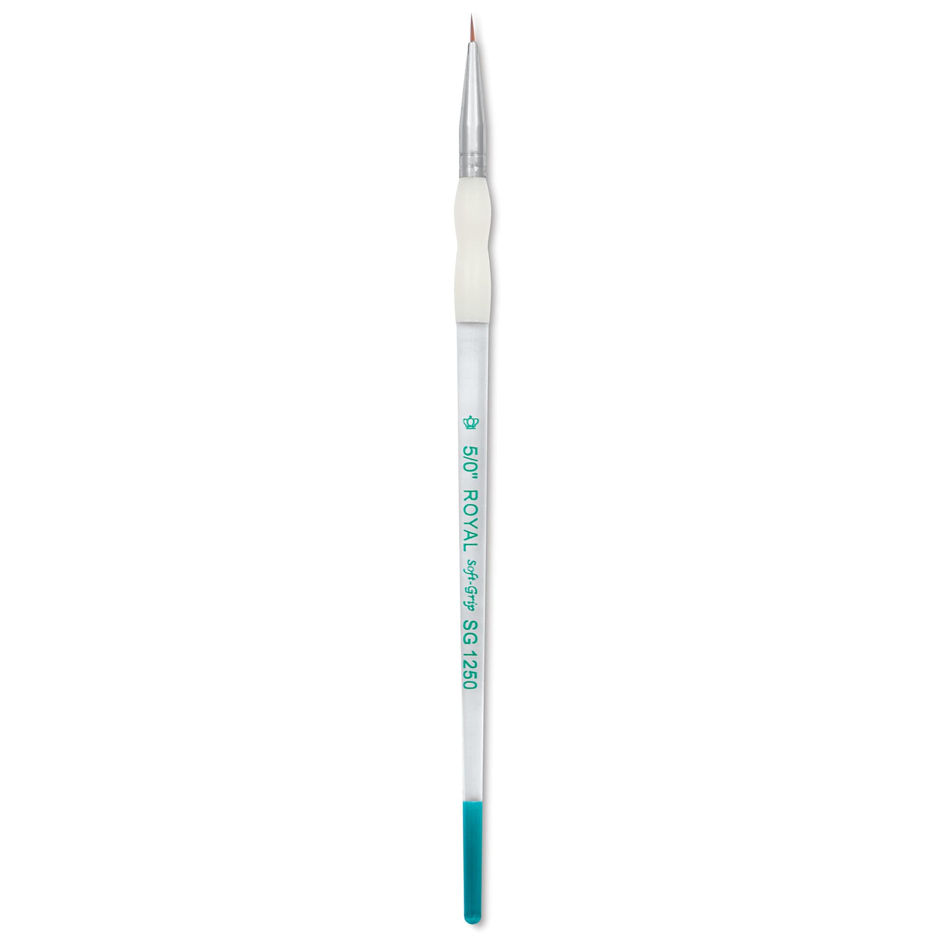 Royal & Langnickel Soft Grip Synthetic Sable Brushes - Detail, Short Handle, Size 5/0