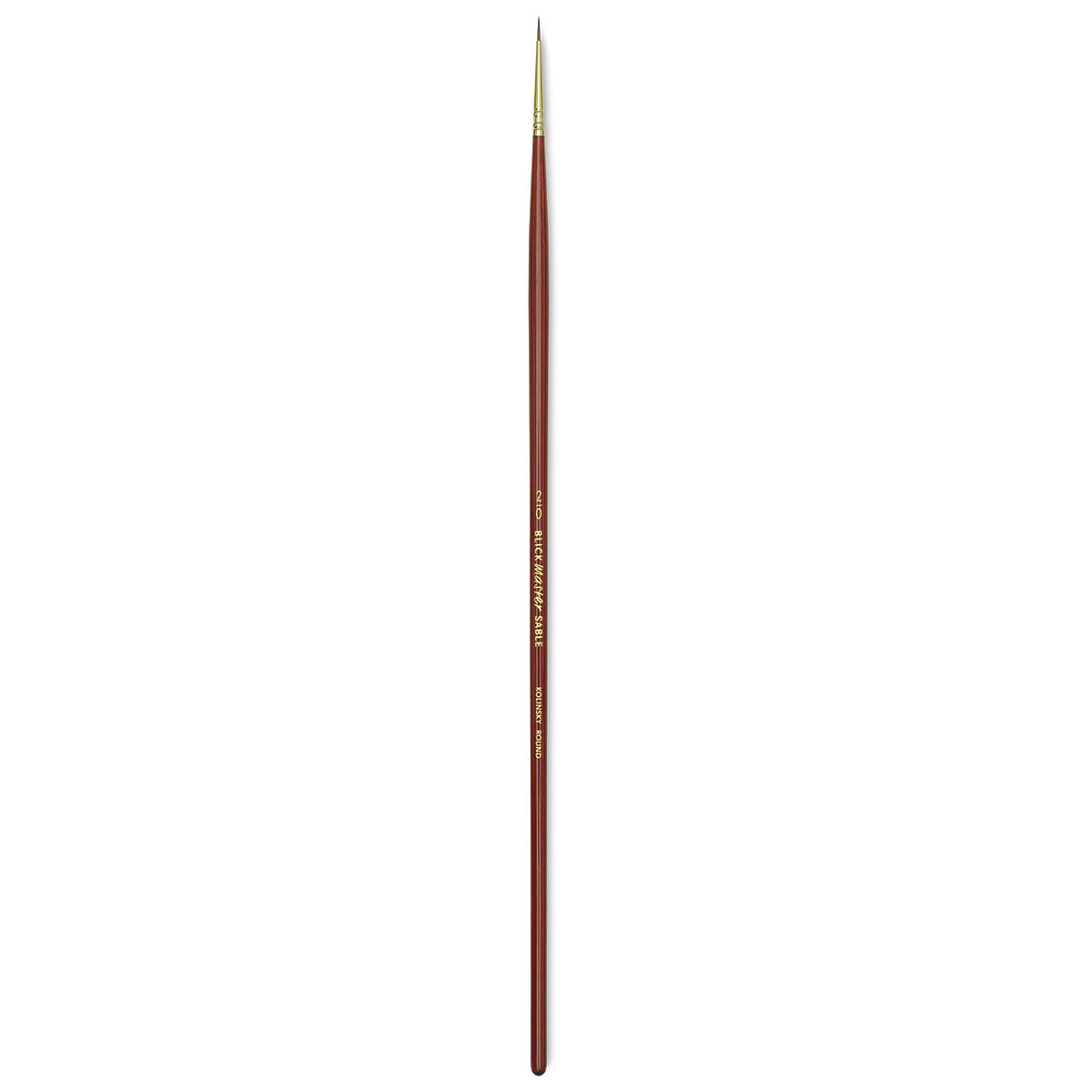 Blick Master Kolinsky Sable Brush - Round, Long Handle, Size 2/0