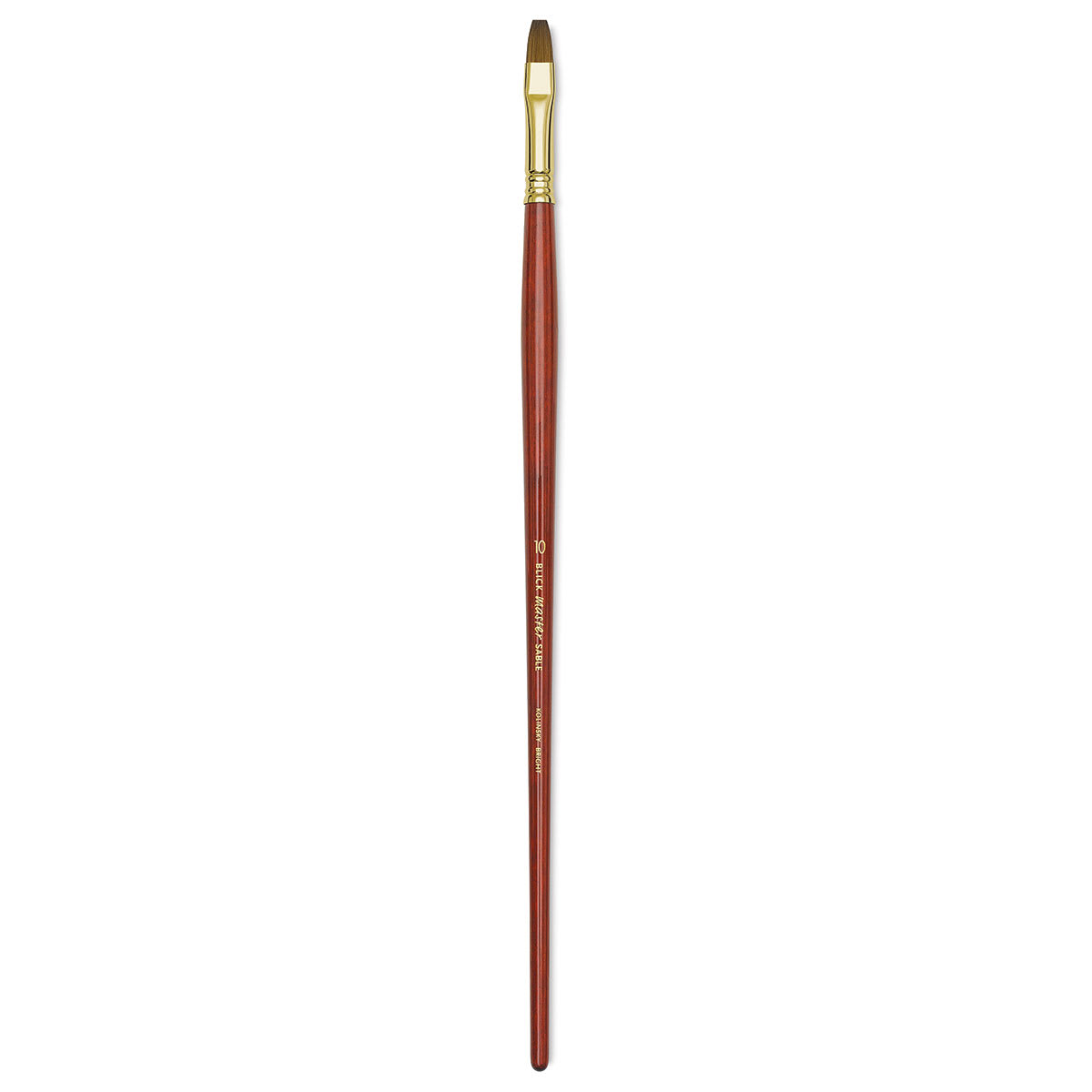 Blick Master Kolinsky Sable Brush - Bright, Long Handle, Size 10