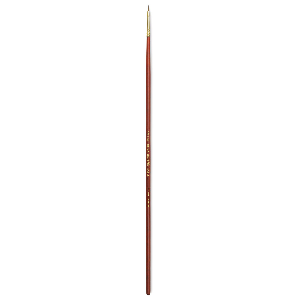 Blick Master Kolinsky Sable Brush - Filbert, Long Handle, Size 2/0