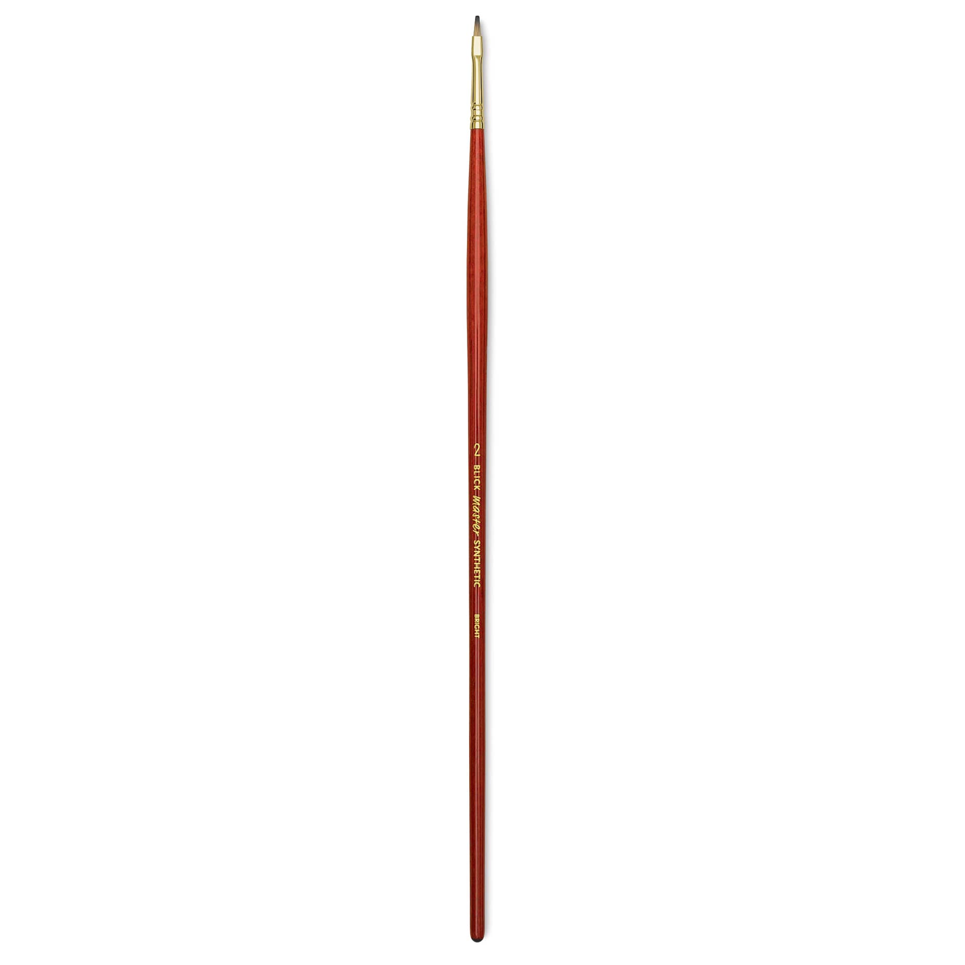 Blick Master Synthetic Brush - Bright, Long Handle, Size 2