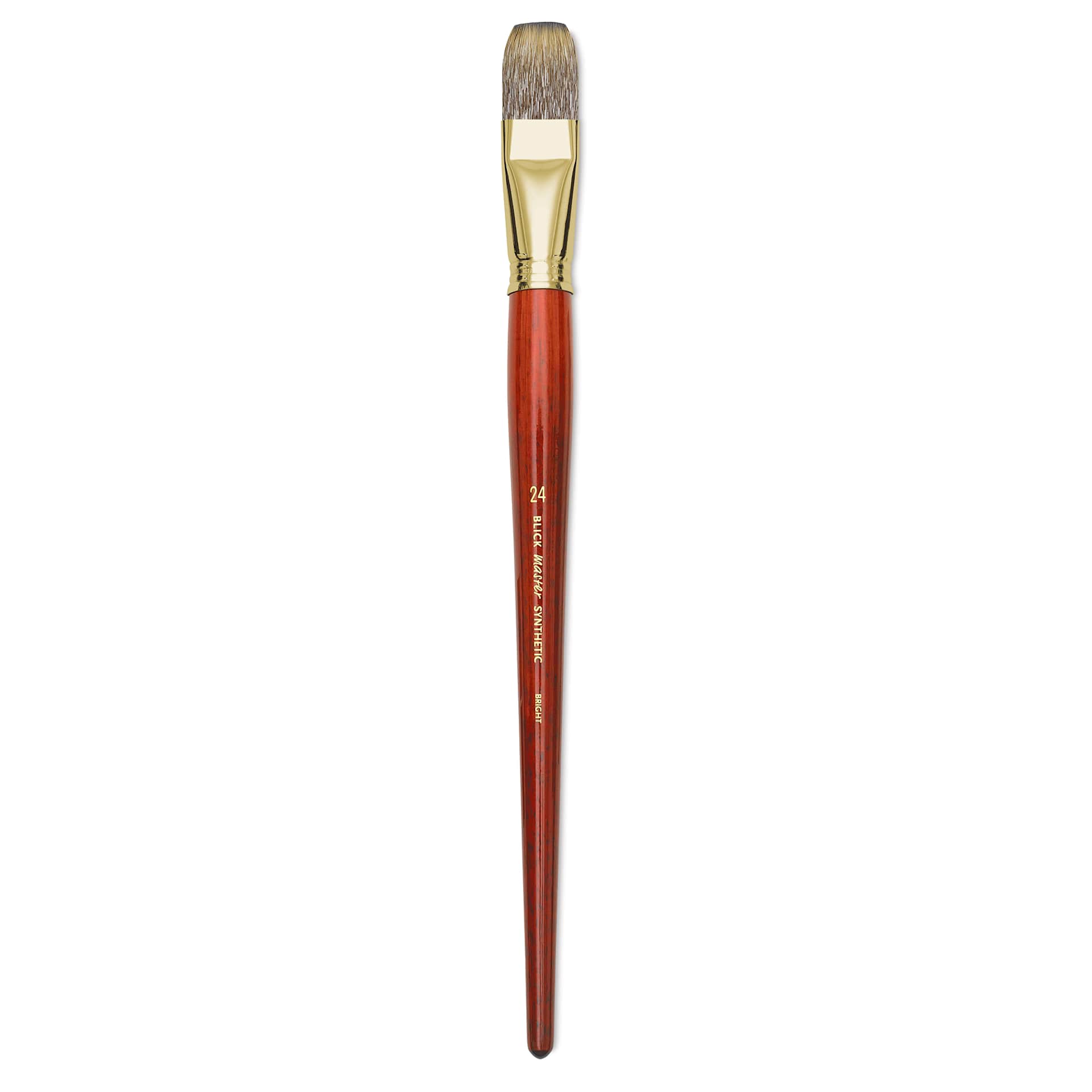 Blick Master Synthetic Brush - Bright, Long Handle, Size 24