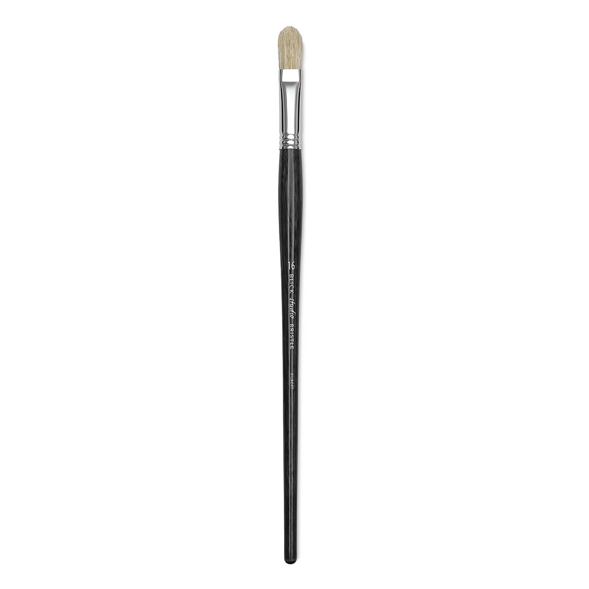 Blick Studio Bristle Brush - Filbert, Long Handle, Size 16